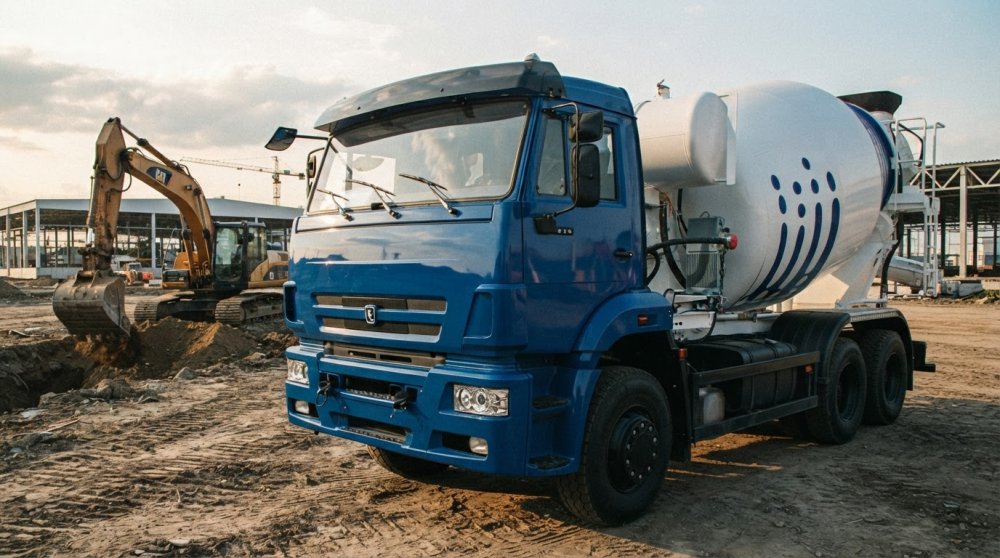 Авто­бетоно­смеситель ТЗА 58149Z на шасси КАМАЗ 6520