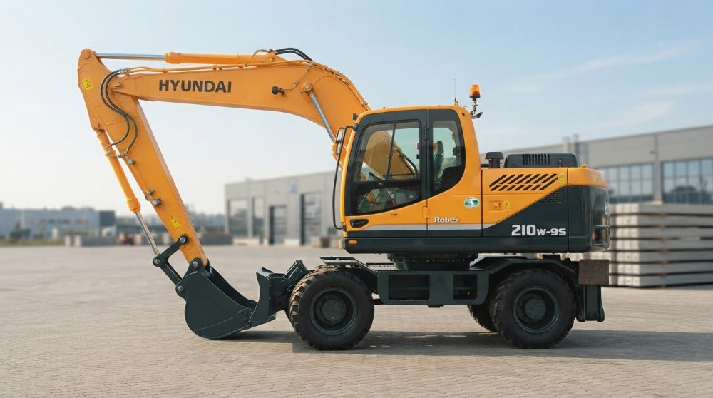 Колесный экскаватор Hyundai R210W-9S