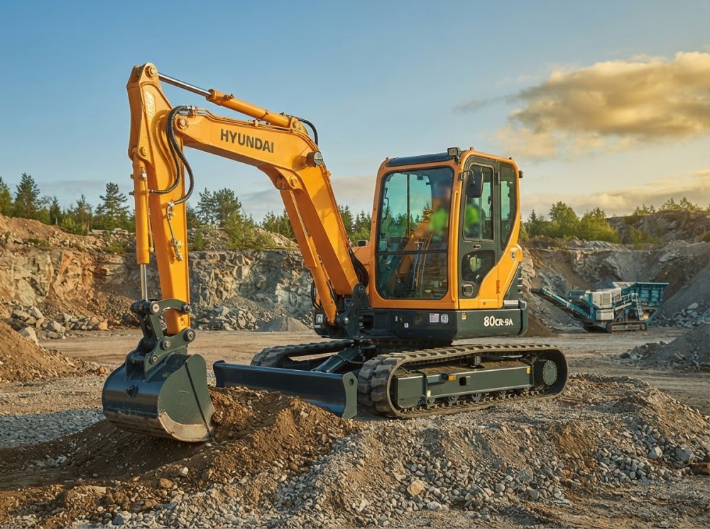 Мини-экскаватор Hyundai R80-7A