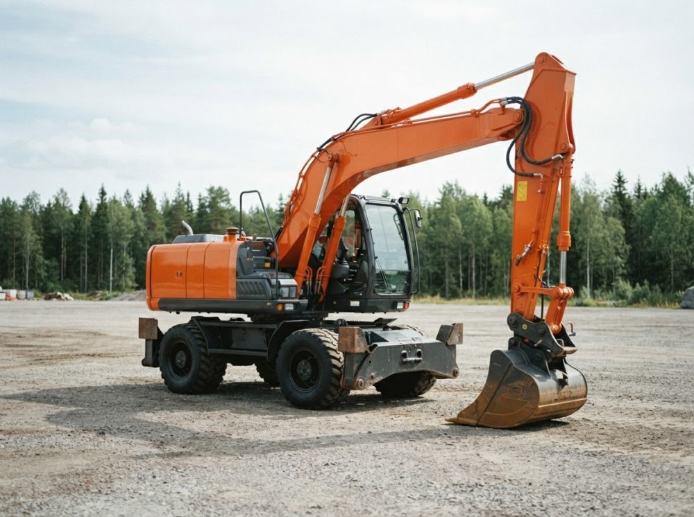 Колесный экскаватор Hitachi ZX210W