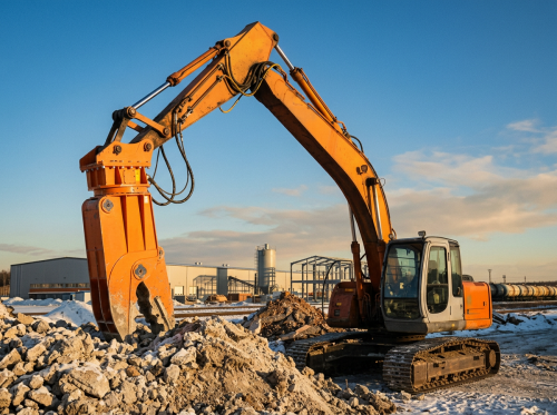 Экскаватор UMG E400C с гидроножницами