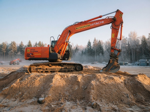 Гусеничный экскаватор Hitachi ZX180LCN-5G