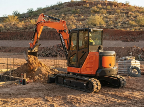 Мини-экскаватор Hitachi ZX50