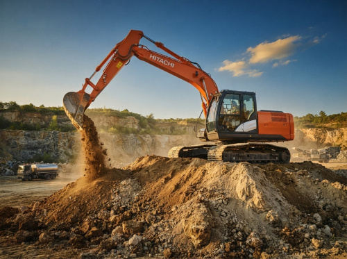 Гусеничный экскаватор Hitachi ZX160LC-5G